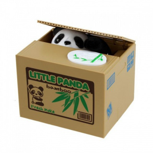 Pusculita interactiva pentru copii - model urs panda