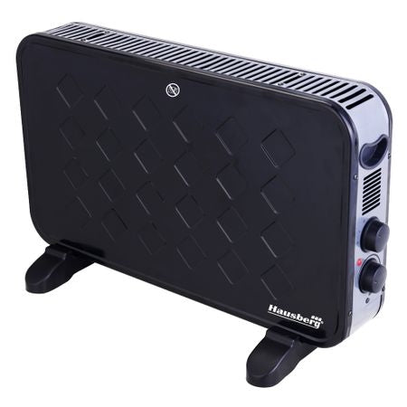 Convector Luxury turbo Hausberg HB 8220, 2 trepte de caldura, 2000W