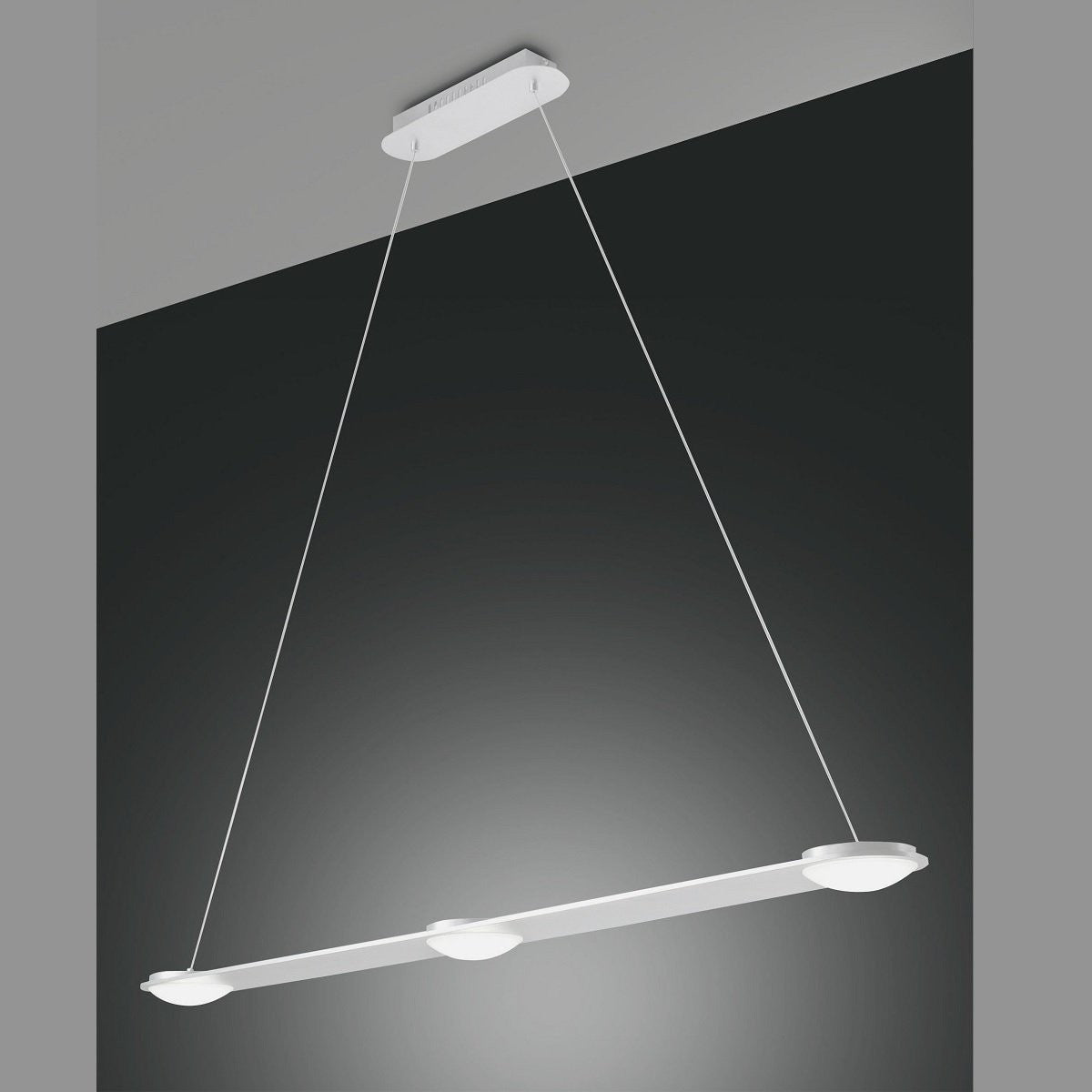 Lampă suspendată, SWAN, Alb, 24W