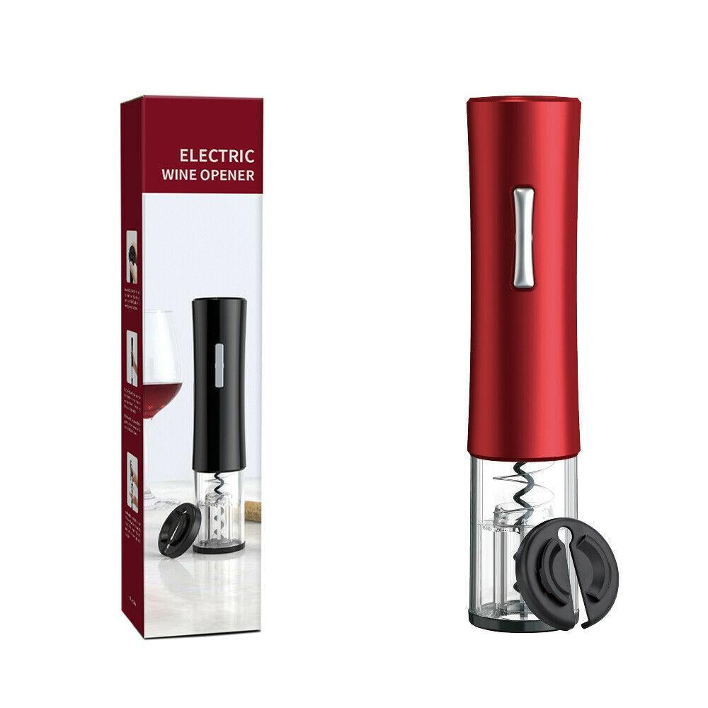 Tirbuson electric, cu accesoriu pentru taiat folia