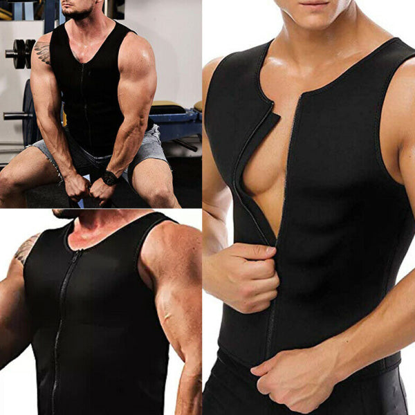 VESTĂ SAUNA SHAPER PENTRU BĂRBAȚI