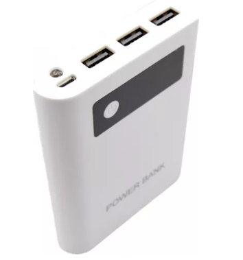 BATERIE EXTERNA, 15000 MAH, 3 PORTURI USB, MINI LANTERNA LED