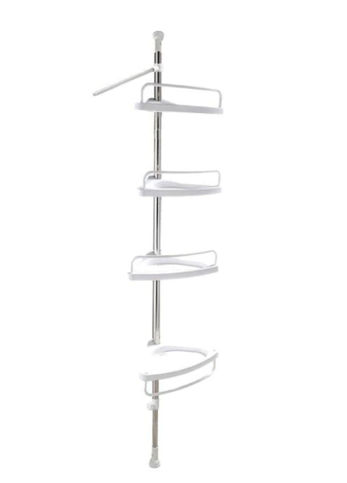 Etajera colt pentru baie Multi Corner Shelf GY-188, inaltime 100-320 cm