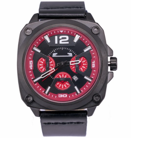 Ceas Barbatesc Matteo Ferari BlackBlack Casual XVII + Bratara cadou