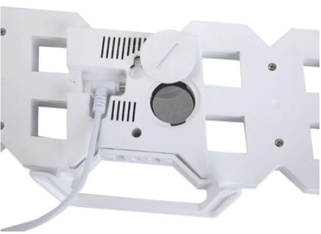Ceas Desteptator Home LTC 04, Digital, 3D, Led, Alb