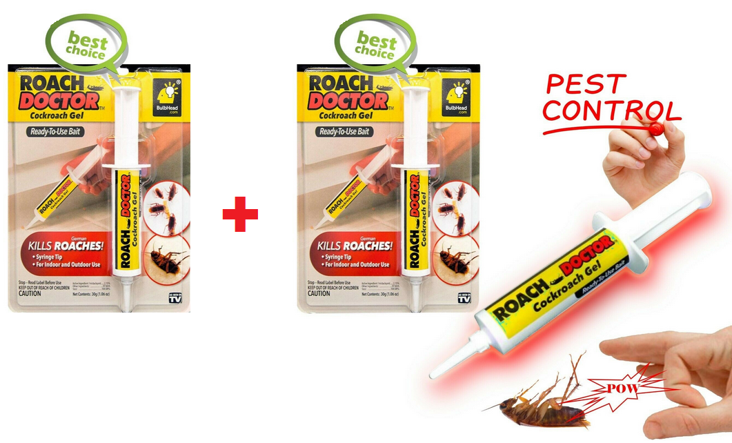 Insecticid tip gel pentru gandaci, Doctor Roach 1+1 GRATIS