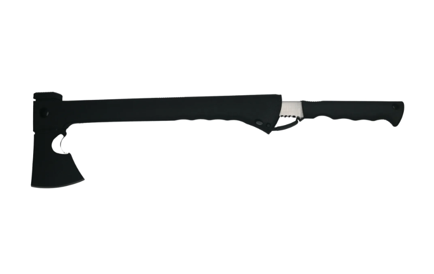Topor Survivor, Futuristic Survival, otel inoxidabil, negru, 35.5 cm