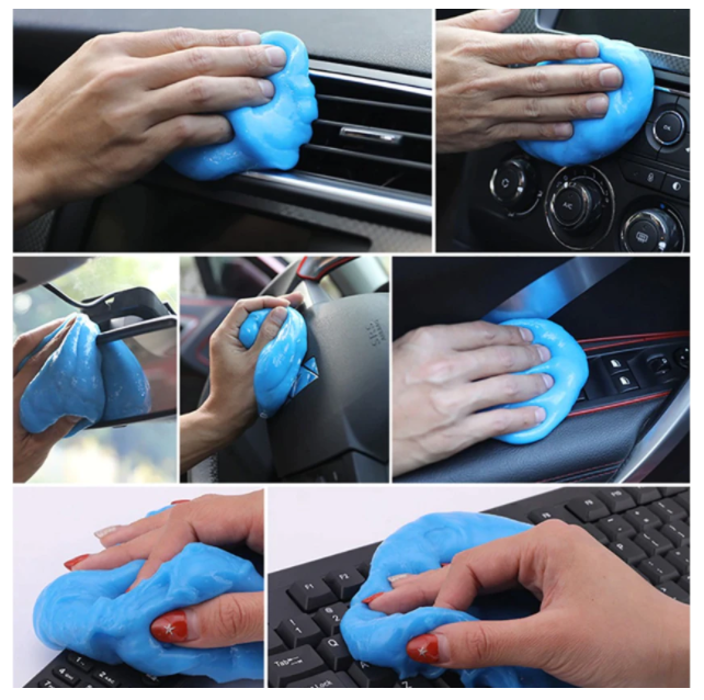 Slime pentru curatat spatii greu accesibile, CRT, Super Clean, Curatare interior auto, Tastatura