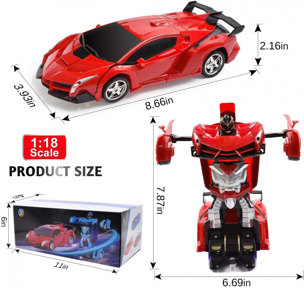 Masina Transformer cu Telecomanda se Transforma in Robot Prime 1