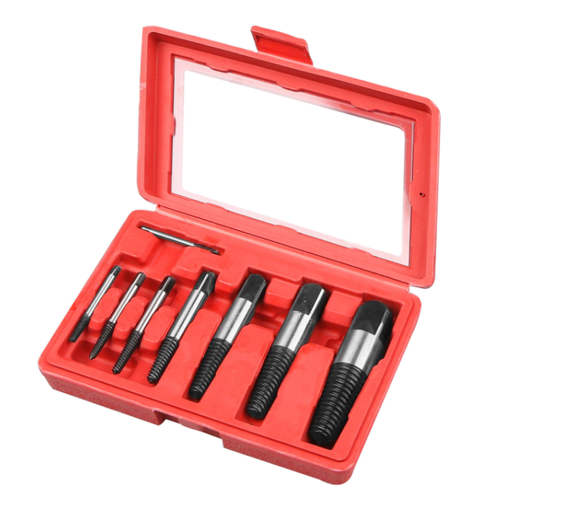 Set extractor pentru suruburi rupte 8 piese