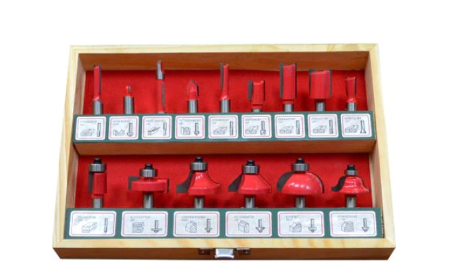Set 15 freze, pentru lemn, 8mm