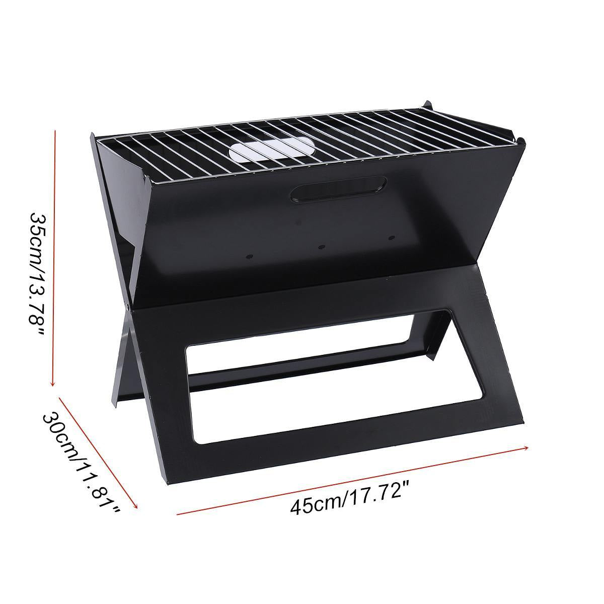 Gratar pliabil si portabil pentru picnic 44x29cm