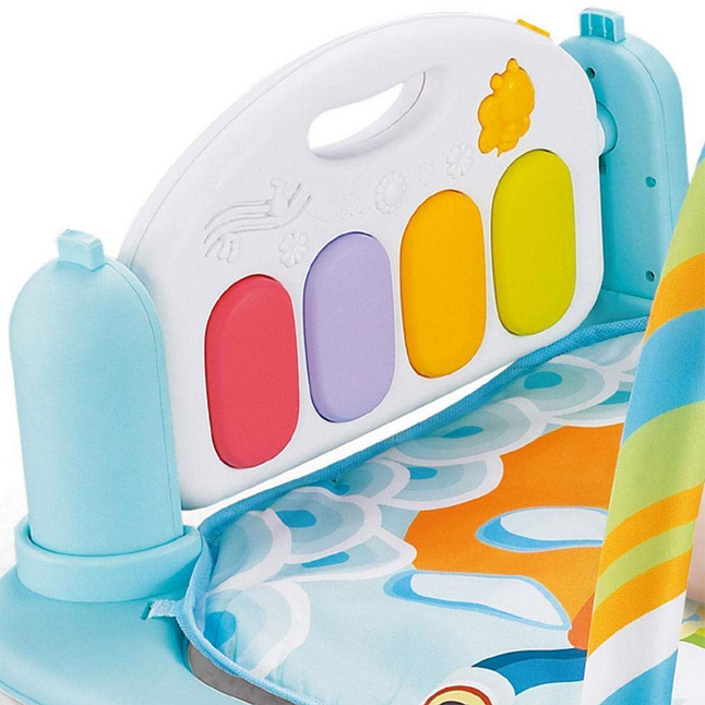 Saltea de joaca muzicala interactiva Baby Piano 5 in 1, Fetite si Baieti Centru de activitati pentru bebelusi
