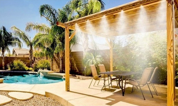 KIT RACIRE TERASA LUNGIME 20 M, GRADINA SAU BALCON + Set 4 lampi solare de gradina