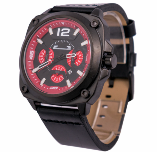 Ceas Barbatesc Matteo Ferari BlackBlack Casual XVII + Bratara cadou