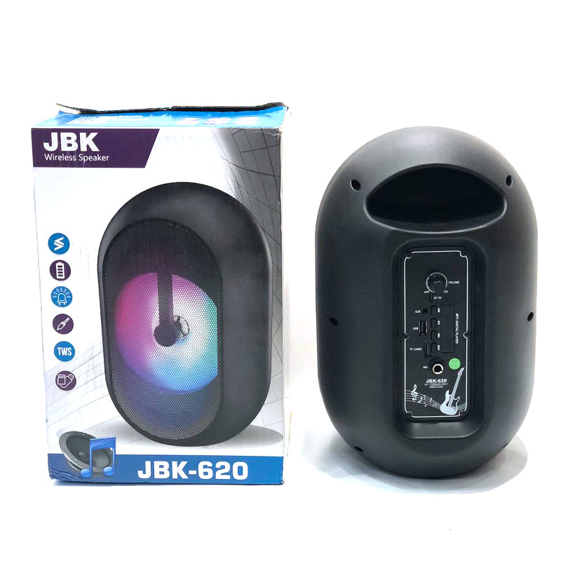 Boxa Wireless Portabila cu Joc de lumini, Port USB, Bluetooth, JBK 620