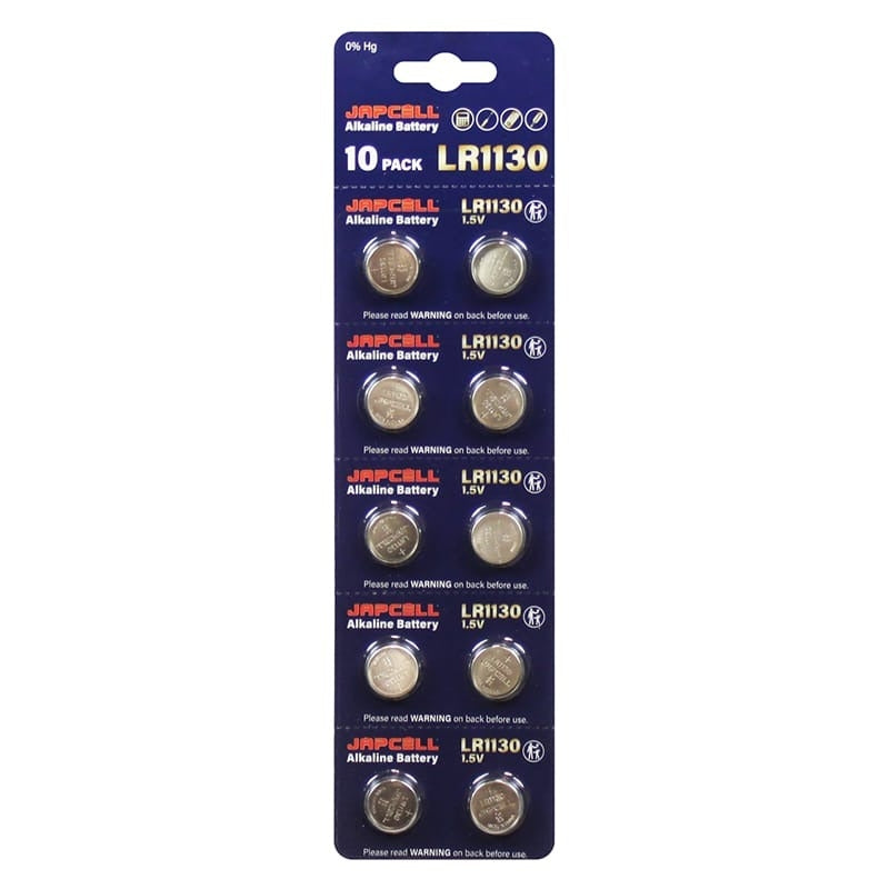 Set 10 baterii LR1130 JAPCELL 1.5V Alcaline