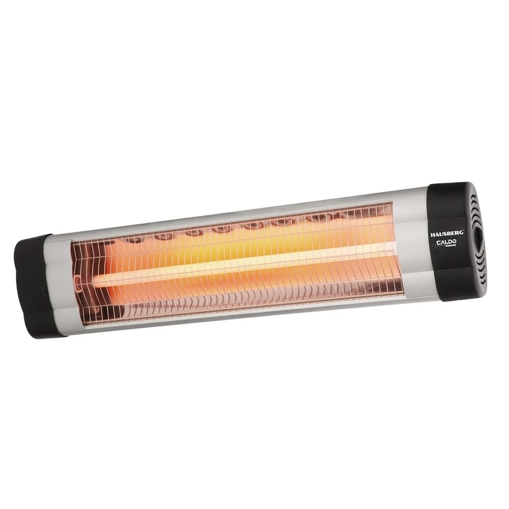Radiator electric cu infrarosu Hausberg HB-8551, 2500W, 1 tub quartz, control reglabil cu termostat mecanic, protectie IP34