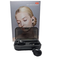CASTI WIRELESS ULTRASOUND TWS F9 PLUS, BLUETOOTH 5.0, BASS, POWERBANK CU AFISAJ, TOUCH CONTROL