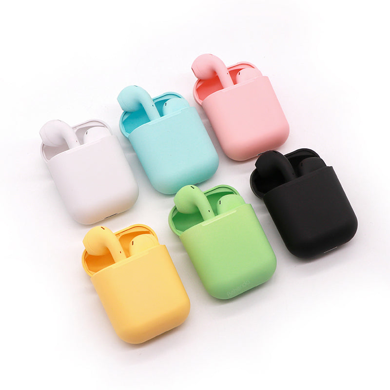 Casti Wireless, InPods 12, EarBuds, tehnologie Bluetooth 5.0, Bass Boost pentru iOs & Android