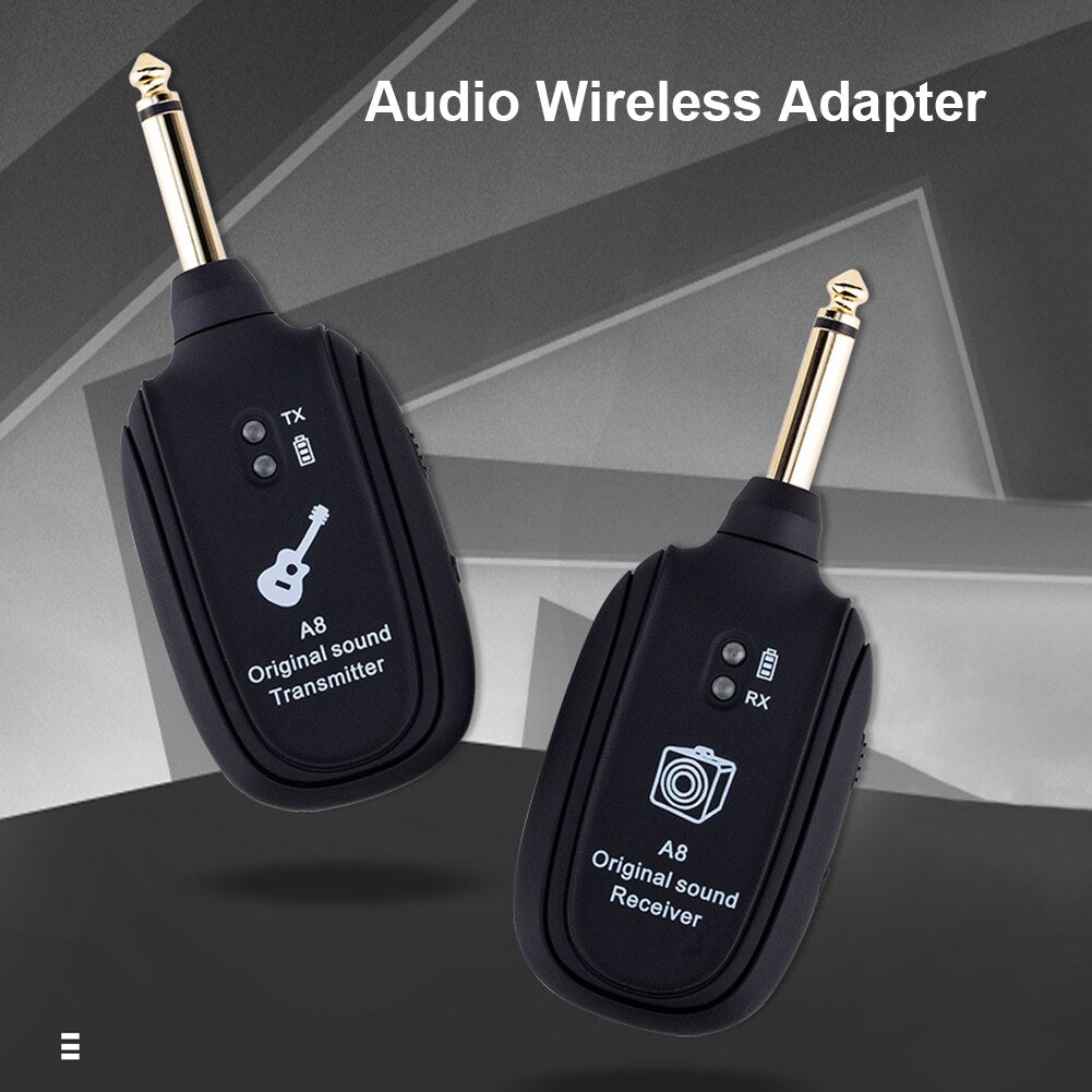 Set transmițător și receptor fără fir pentru instrumente muzicale