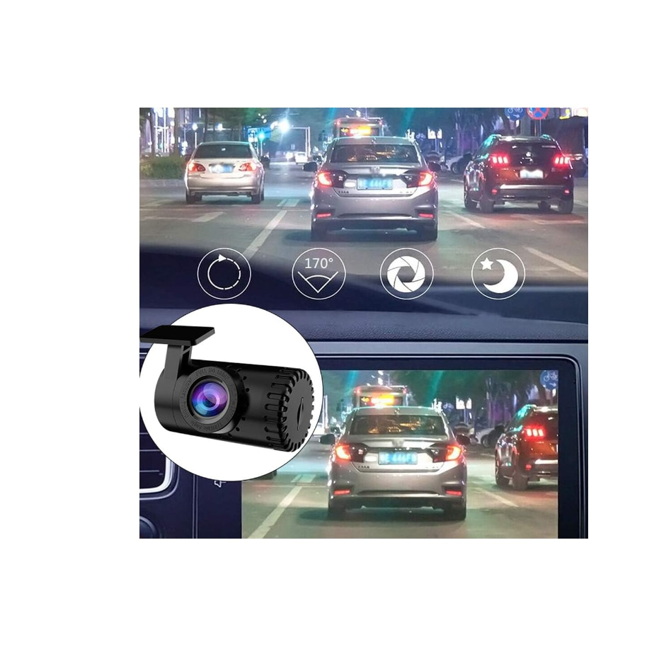 Camera Video Auto DVR, Full HD 1080P, Viziune Nocturna, Unghi 170°, Conexiune USB, Suport MicroSD