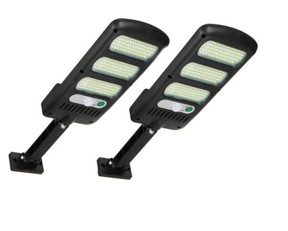 Set 2 Lampi solare cu panou solar, senzor de miscare si lumina