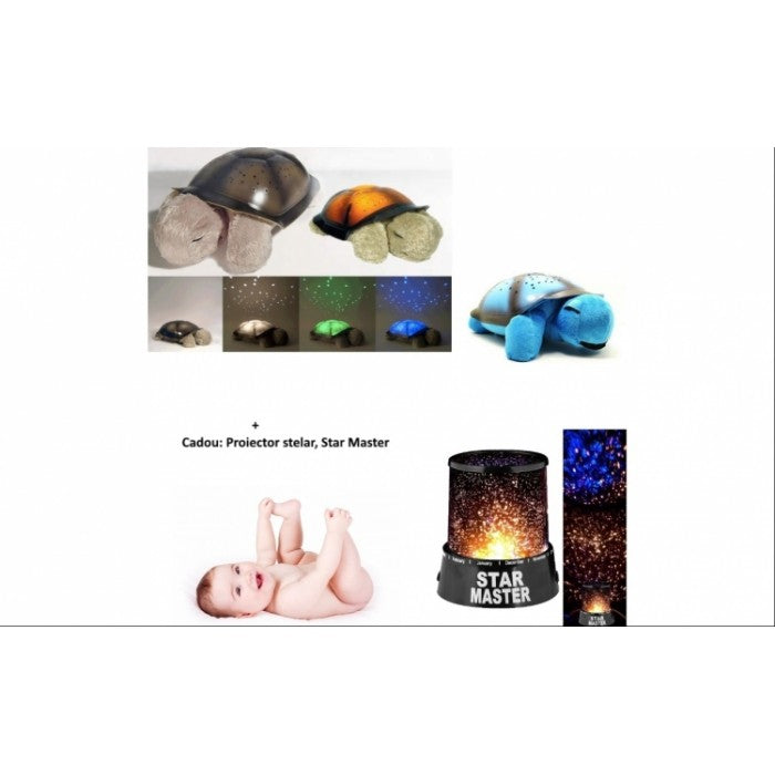 Lampa de veghe broscuta testoasa + Cadou: Veioza Star Master