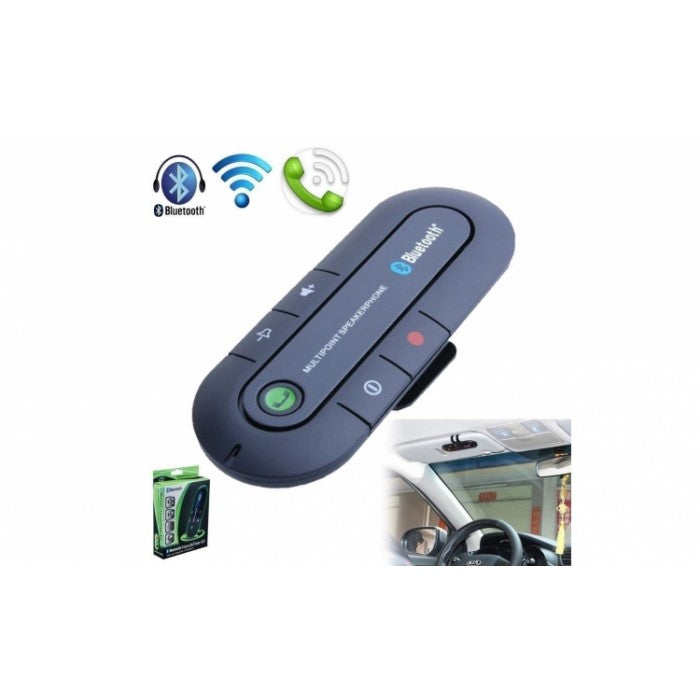 Car Kit cu Bluetooth - Handsfree - pentru masina sau oriunde ai nevoie sa vorbesti la telefon cu mainile libere