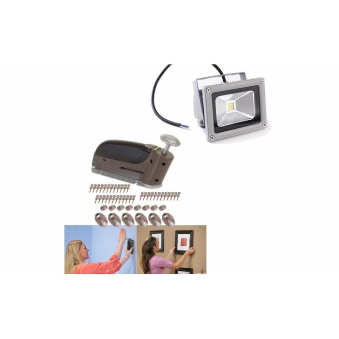 InstaHang - unealta pentru fixat cuie + Proiector LED 10 W