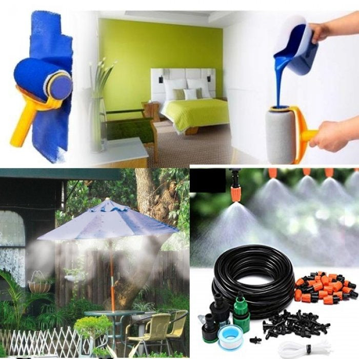 KIT RACIRE TERASA, GRADINA SAU BALCON, 15M LUNGIME + 15 DUZE + Cadou: Trafalet Pintar Facil