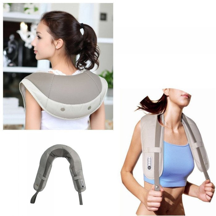 Aparat masaj  Shawls umeri si gat, pentru relaxare dar si dureri musculare, vibratii intense cu variatii programe