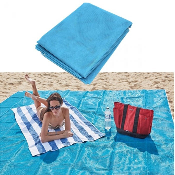 Patura de plaja ce nu retine nisipul 200 x 200, PVC