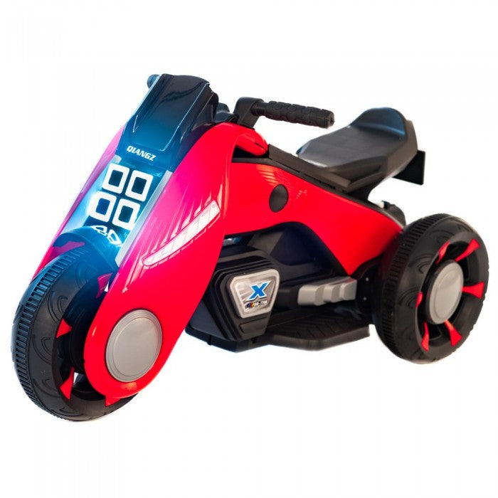 Motocicleta electrica cu 3 Roti pentru Copii cu Acumulator, Lumini si Sunete