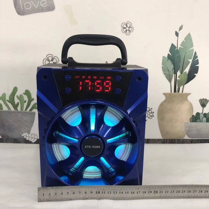 Boxa portabila bluetooth KTS-1038C, 10 W, USB, 1200 mA, LED