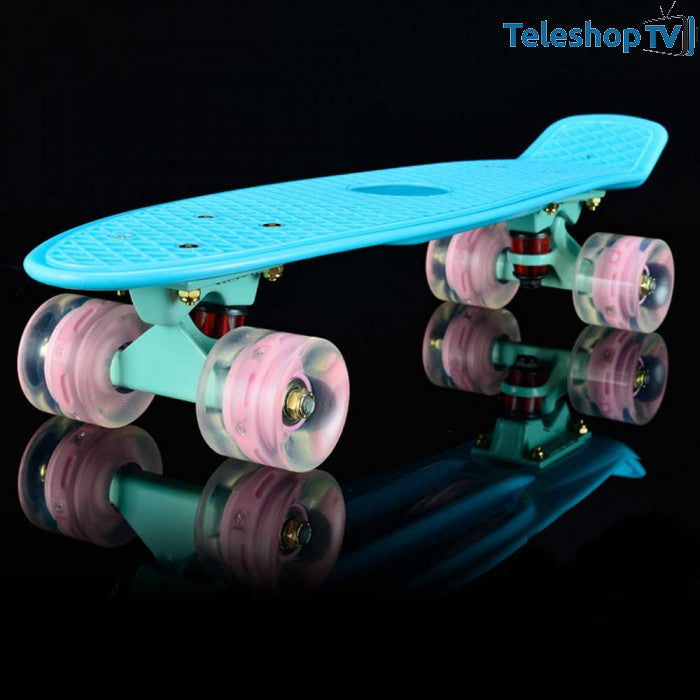 Skateboard Penny Board pentru copii, roti silicon