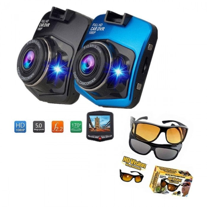 Camera auto DVR full HD + 2 x Ochelari HD vision