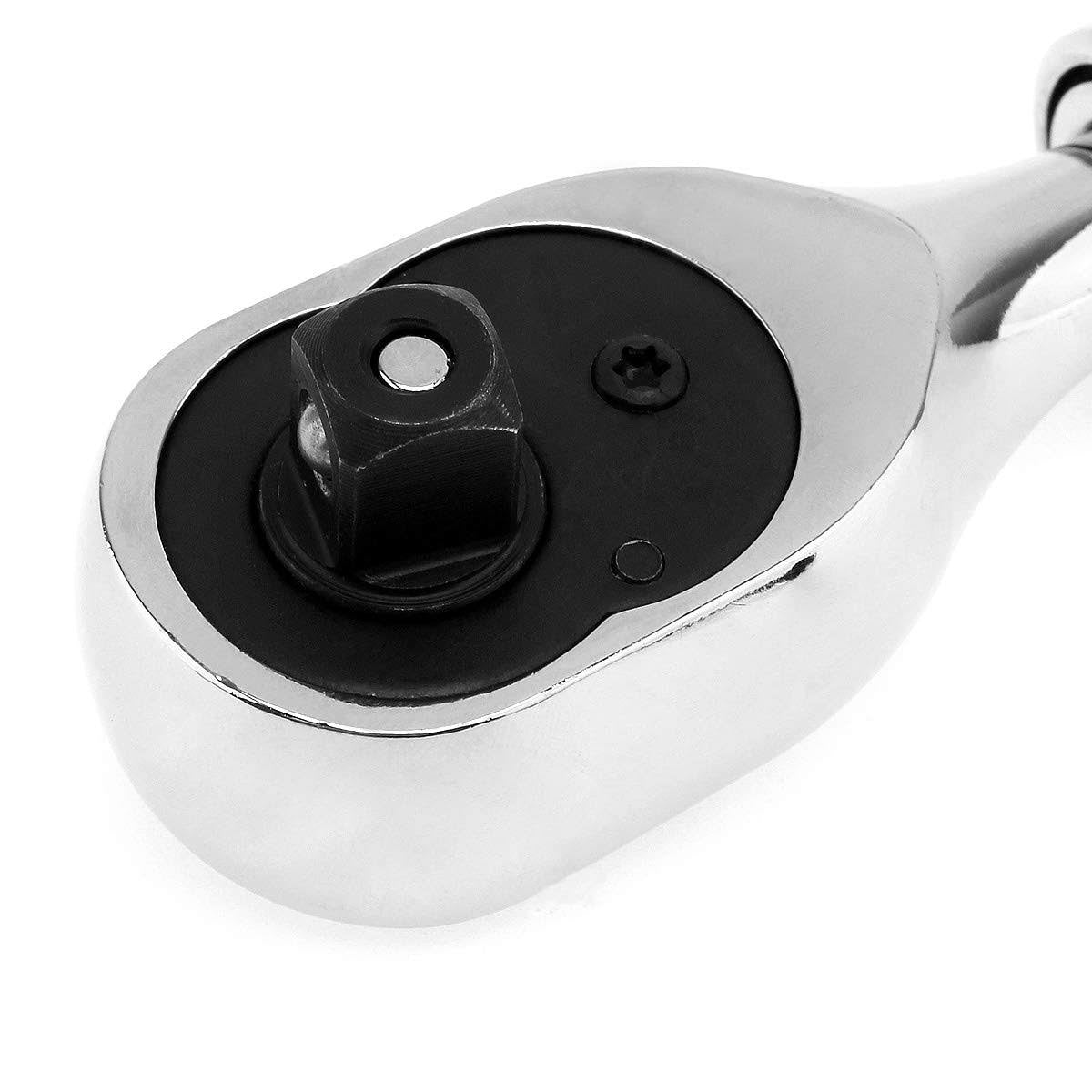 Cheie cu clichet telescopica, prindere 3/8, maner ergonomic