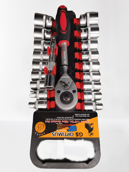 Set chei tubulare 1/2" cu clichet 20 piese