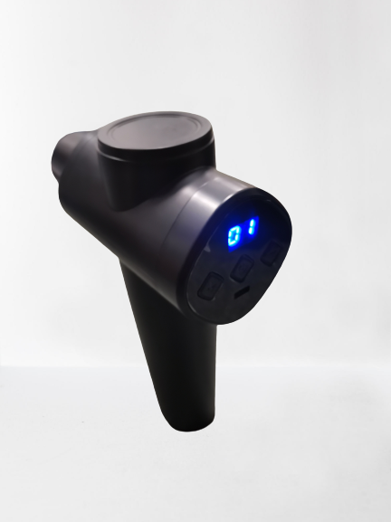Aparat de masaj Fascial Gun , 4 capete interschimbabile, 20 trepte de viteza cu acumulator