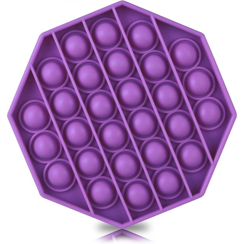 Jucarie Push Pop Bubble Fidget, Pop It HEXAGONAL + CADOU!! Jucarie Push Pop Bubble Fidget, Pop It ROTUND. 12.5 x 12.5 x 1.5cm
