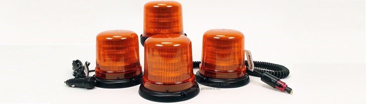 Girofar 12V cu magnet Galben