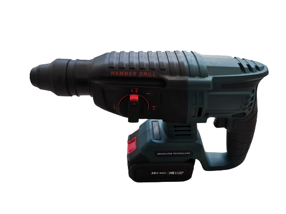 Ciocan rotopercutor cu 2x acumulator 36V, 1.7J, 1800rpm, SDS-Plus