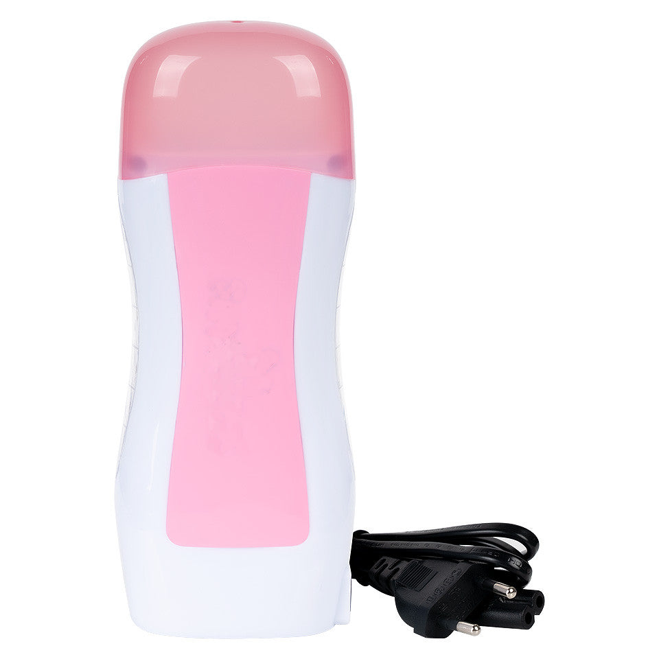 Pachet Epilare !! Incalzitor Ceara Pink Star + Ceara epilatoare roll-on 100 ml, piele sensibila + Benzi din hartie pentru epilat 100 buc