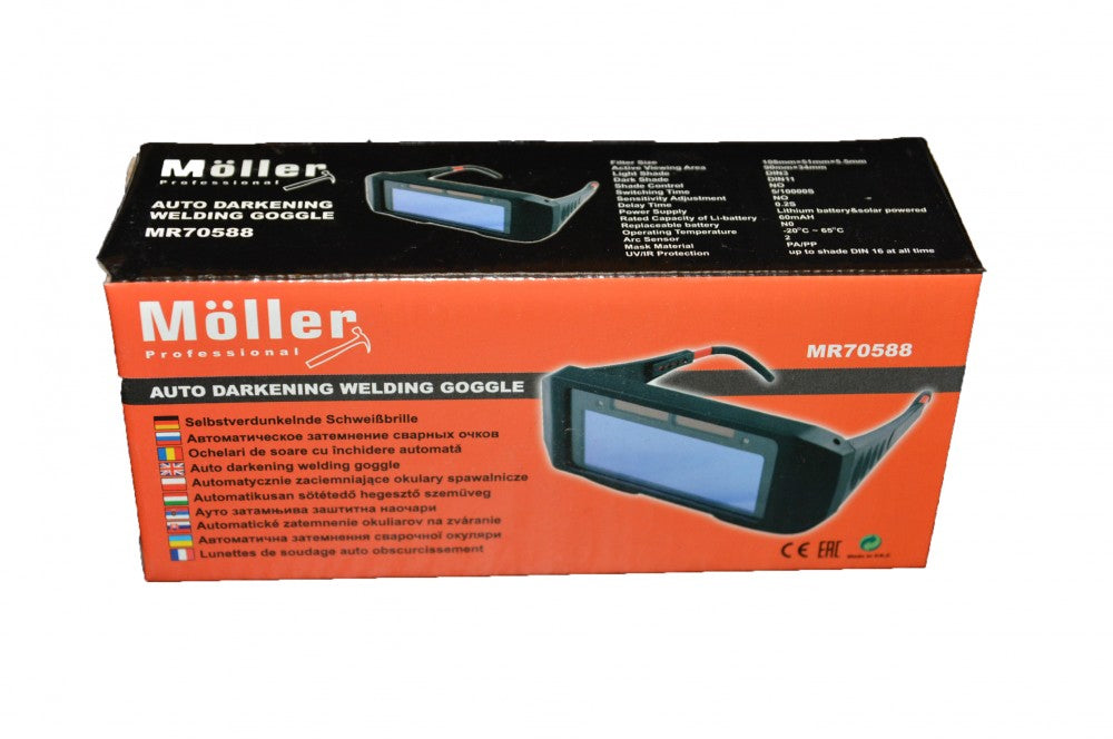 Ochelari profesionali pentru sudura cu inchidere automata Möller MR70588