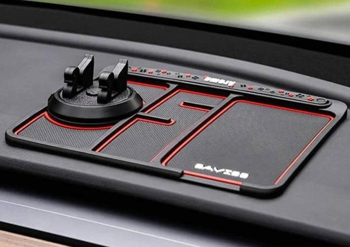 Suport pentru telefon sau accesorii, antiderapant pentru bordul masinii