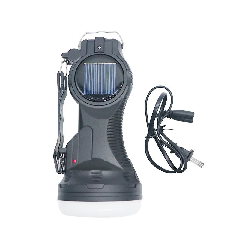 Lanterna 3 moduri de iluminare, cu acumulator si incarcare solara, functie PowerBank
