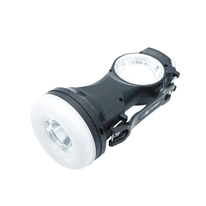 Lanterna 3 moduri de iluminare, cu acumulator si incarcare solara, functie PowerBank