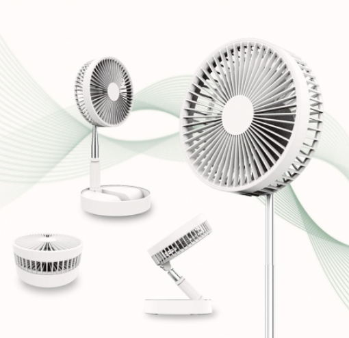 Ventilator portabil cu acumulator si brat telescopic