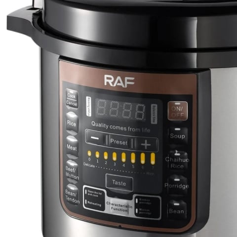 Oala electrica sub presiune RAF-181 8L 1350W multifunctional si multiprogramabila